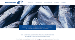 Desktop Screenshot of marinefoods.co.nz
