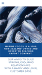 Mobile Screenshot of marinefoods.co.nz